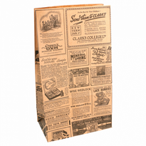 Sac Papier Sos Sans Anses 14 + 8 X 24 Cm Times Kraft - Carton De 1000 Unités - GelatoPro.fr