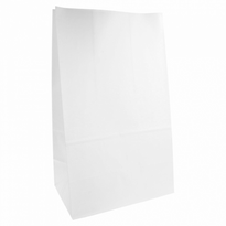 Sac Papier Sos Sans Anses 22 + 14 X 37 Cm Neutre Blanc - Carton De 500 Unités - GelatoPro.fr