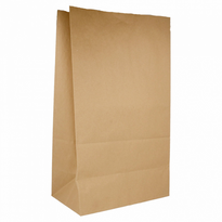 Sac Papier Sos Sans Anses 25 + 15 X 43.5 Cm Neutre Kraft - Carton De 250 Unités - GelatoPro.fr