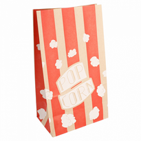Sac À Pop-Corn Stripes Mini  2.5 L - Carton De 500 Unités - GelatoPro.fr