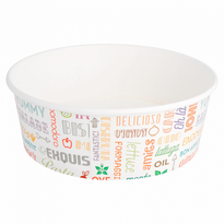 Boîte À Salade En Carton Parole 1100 Ml - Carton De 300 Unités - GelatoPro.fr
