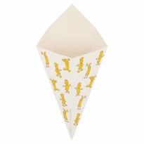 Cornet Pour Frites Ou Churros En Carton Chips 100G - Carton De 1600 Unités - GelatoPro.fr