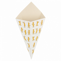 Cornet Pour Frites Ou Churros En Carton Chips 250G - Carton De 1200 Unités - GelatoPro.fr