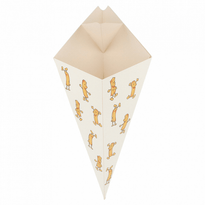 Cornet Kangourou Avec Languette Pour Sauce En Carton Chips 250G - Carton De 1200 Unités - GelatoPro.fr