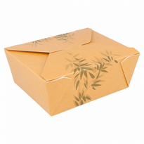 Boite Américaine En Carton Feel Green Pour Plats Cuisinés 1350 Ml - Carton De 300 Unités - GelatoPro.fr