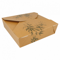 Boite Américaine En Carton Feel Green Pour Plats Cuisinés 2910 Ml - Carton De 140 Unités - GelatoPro.fr