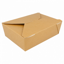 Boite Américaine En Carton Recyclé Pour Plats Cuisinés 1980 Ml - Carton De 200 Unités - GelatoPro.fr