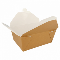 Boite Américaine En Carton Recyclé Pour Plats Cuisinés 2880 Ml - Carton De 160 Unités - GelatoPro.fr
