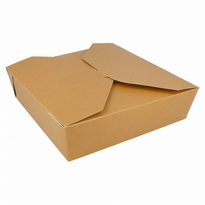Boite Américaine En Carton Recyclé Pour Plats Cuisinés 2910 Ml - Carton De 140 Unités - GelatoPro.fr