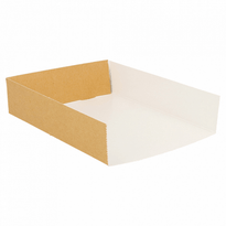 Part En Carton Pour Pizza Rectangle En Carton Neutre Kraft 15 X 12 X 3.5 Cm - Carton De 1000 Unités - GelatoPro.fr