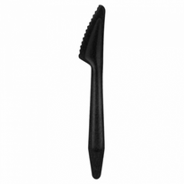 Couteau Noir En Bois 16.5 Cm - Pack De 100 Unités - GelatoPro.fr