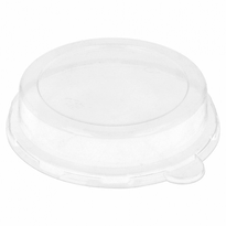 Couvercle Haut En Pet Pour Bol En Cellulose Naturelle 350 Ml - Carton De 450 Unités - GelatoPro.fr