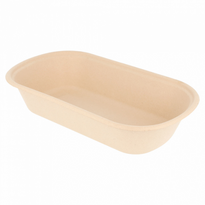Lunch Box 850 Ml  - Naturel - 23.2 X 13.2 X 4.7 Cm - Carton De 500 Unités - GelatoPro.fr