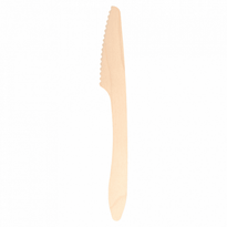 Couteau En Bois 19.3 Cm - Pack De 100 Unités - GelatoPro.fr