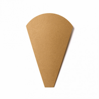 Cône À Crêpe En Carton Kraft - Pack De 100 Unités - GelatoPro.fr