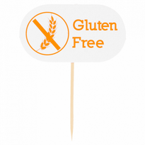 Pique Repas Sans Gluten En Bois 8 Cm  - Pack De 100 Unités - GelatoPro.fr