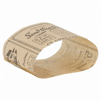 Anneau Pour Sandwich Times 7X26 Cm - Pack De 5000 Unités - GelatoPro.fr
