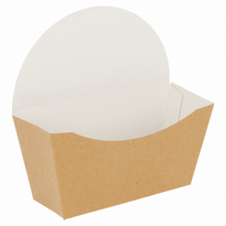 Boîte Pour Bagel Et Donut En Carton Kraft - 10X3.8X12 Cm - Carton De 1000 Unités - GelatoPro.fr