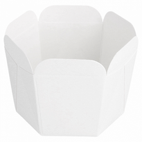 Pot En Carton Pour Riz/ Pâtes / Salades / Plats Cuisinés Blanc 100 Ml - Carton De 5000 Unités - GelatoPro.fr