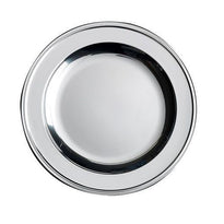 Assiette Ronde Argent En Pet Métallisé 18 Cm - Carton De 180 Unités - GelatoPro.fr