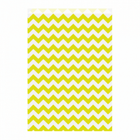 Sachet Plat 26+9X38 Cm Zig Zag Citron - Cellulose 60/M2 -  Pack De 250 - GelatoPro.fr