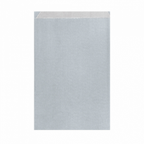 Sachet Plat 19+8X35Cm Argent - Kraft Vergé 60 G/M² - Pack De 250 - GelatoPro.fr