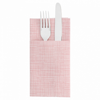 Serviette Soft Kangourou 40X40Cm Texture Fil Bordeaux - Carton De 700 Unités - GelatoPro.fr
