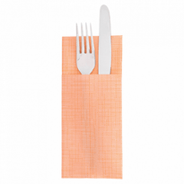 Serviette Soft Kangourou 33X40Cm Texture Fil Mandarine - Carton De 700 Unités - GelatoPro.fr