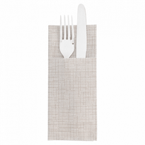 Serviette Soft Kangourou 33X40Cm Texture Fil Chocolat - Carton De 700 Unités - GelatoPro.fr