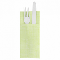 Serviette Soft Kangourou 33X40Cm Texture Fil Kiwi - Carton De 700 Unités - GelatoPro.fr