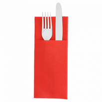 Serviette Soft Kangourou 33X40Cm Rouge - Carton De 700 Unités - GelatoPro.fr