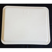 Couvercle Pour Plateau Repas 5 Compartiments En Cellulose Naturelle Fibre De Canne À Sucre  -Blanc - 30X24 - Carton De 200 Unités -