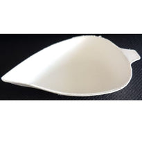 Verrine Feuille En Cellulose Naturelle Fibre De Canne À Sucre  - Blanc - 9X6.1 Cm- Carton De 500 Unités - GelatoPro.fr