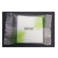 Savonnettes Individuelles Blanches 12G 4X4Cm Pour Hôtels, Chambre D'Hôtes - Carton De 500 Unités - GelatoPro.fr