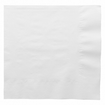 Serviette 3 Plis 40X40 Cm Blanche - Carton De 1000 Unités - GelatoPro.fr