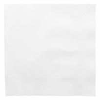 Serviette 4 Plis 45X45 Cm Blanche - Carton De 750 Unités - GelatoPro.fr