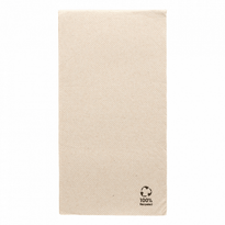 Serviette Double Point® 30X40Cm Pliage 1/6 Beige Feel Green - Carton De 1800 Unités - GelatoPro.fr