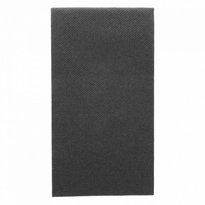 Serviette Soft Voie Sèche 40X40 Cm 1/8 Noire - Carton De 750 Unités - GelatoPro.fr