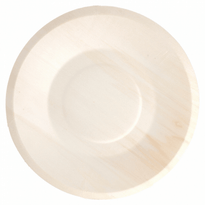Assiette Ronde En Bois 19 X 1.5(H) Cm - Carton De 200 Unités - GelatoPro.fr