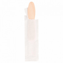 Petite Cuillère À Glace En Bois En Sachet Individuel 7.5 Cm - Pack De 600 Unités - GelatoPro.fr