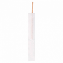 Agitateur A Café En Bois  En Sachet Individuel 0.5X11.4 Cm - Pack De 1000 Unités - GelatoPro.fr