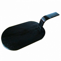 Mini Pelles Ovales En Bambou Noir Pour Mise En Bouche - 8X5 Cm - Pack De 100 Unités - GelatoPro.fr
