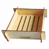 Mini Asiettes Carrées En Bambou Pour Mise En Bouche - 6.3X6.3X3 Cm - Carton De 400 Unités - GelatoPro.fr