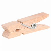 Mini Pince À Linge En Bambou 3.5 Cm - Pack De 100 Unités - GelatoPro.fr