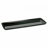 Mini Plateau Noir - 19 X 6.5 Cm - Carton De 500 Unités - GelatoPro.fr