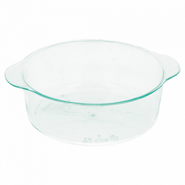 Mini Plat Rond Avec Anses Vert D'Eau - 52 Ml - 7.6X6.5 Cm - Carton De 200 Unités - GelatoPro.fr