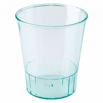 Mini Verre Mise En Bouche Vert D'Eau 60Ml - 4.8X5.6(H)Cm - Carton De 500 Unités - GelatoPro.fr