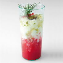 Mini Verre Mise En Bouche Vert D'Eau 130 Ml - 4.5X10.5(H)Cm - Carton De 200 Unités - GelatoPro.fr