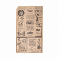 Sac Crêpes Times Kraft Ouvert Sur 2 Côtés 13 X 22 Cm - Pack De 500 Unités - GelatoPro.fr