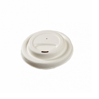 Couvercle Écologique En Bagasse Blanc Pour Gobelet A Café 36 Cl Et 48 Cl - Carton De 1000 Unités - GelatoPro.fr